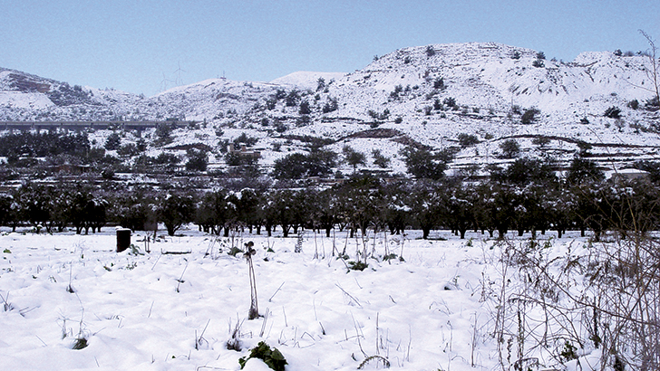 ¿Veremos nieve este fin de semana en Buñol y comarca?