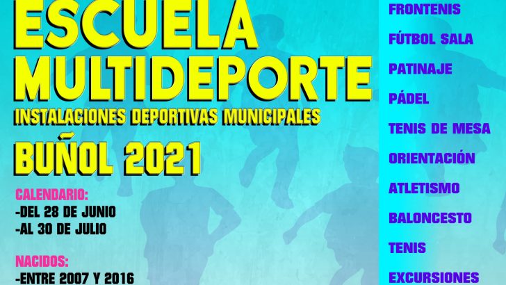 Regresa la Escuela Multideporte a Buñol este verano
