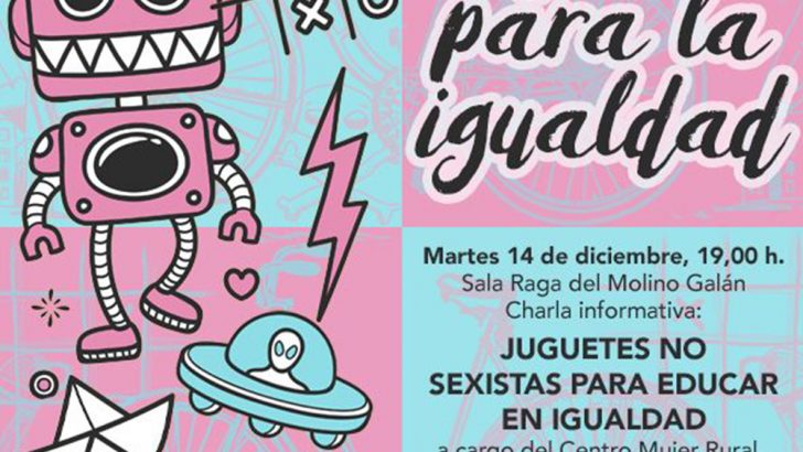 La Concejalía de Igualdad del Ayuntamiento de Buñol organiza la charla «juguetes no sexistas para educar en igualdad»