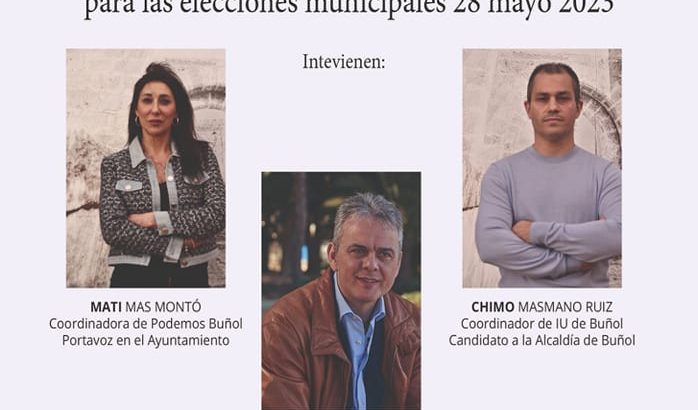 Esquerra Unida y Podemos presentan este jueves la coalición de cara a las municipales