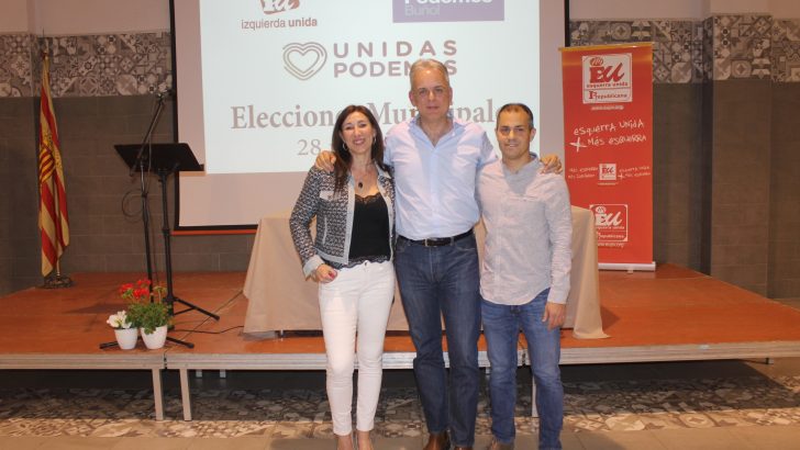 Esquerra Unida-Podemos presentan su proyecto de cara a las municipales en Buñol