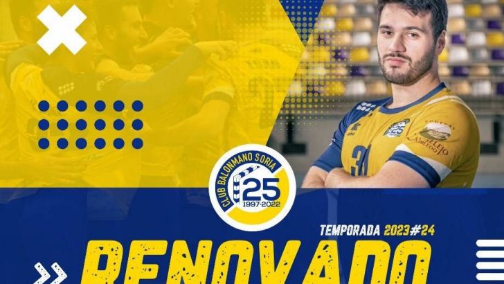 El buñolense Ximo Lora renueva con el Balonmano Soria