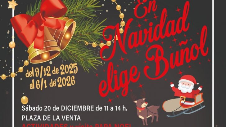 La Asociación de Comerciantes de Buñol presenta una completa programación navideña para dinamizar el comercio local