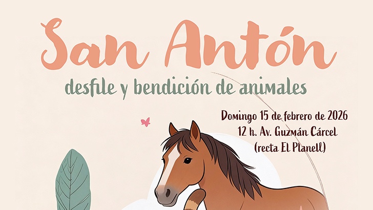Buñol celebrará San Antón el 15 de febrero con la tradicional bendición y desfile de animales